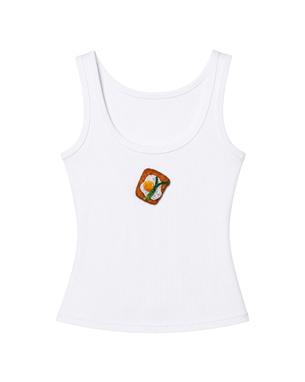 Sunny Side Up Beaded Tank Top