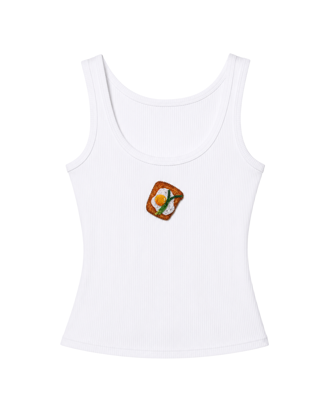 Sunny Side Up Beaded Tank Top