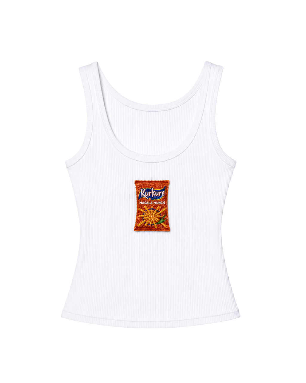 Kurkure Beaded Tank Top