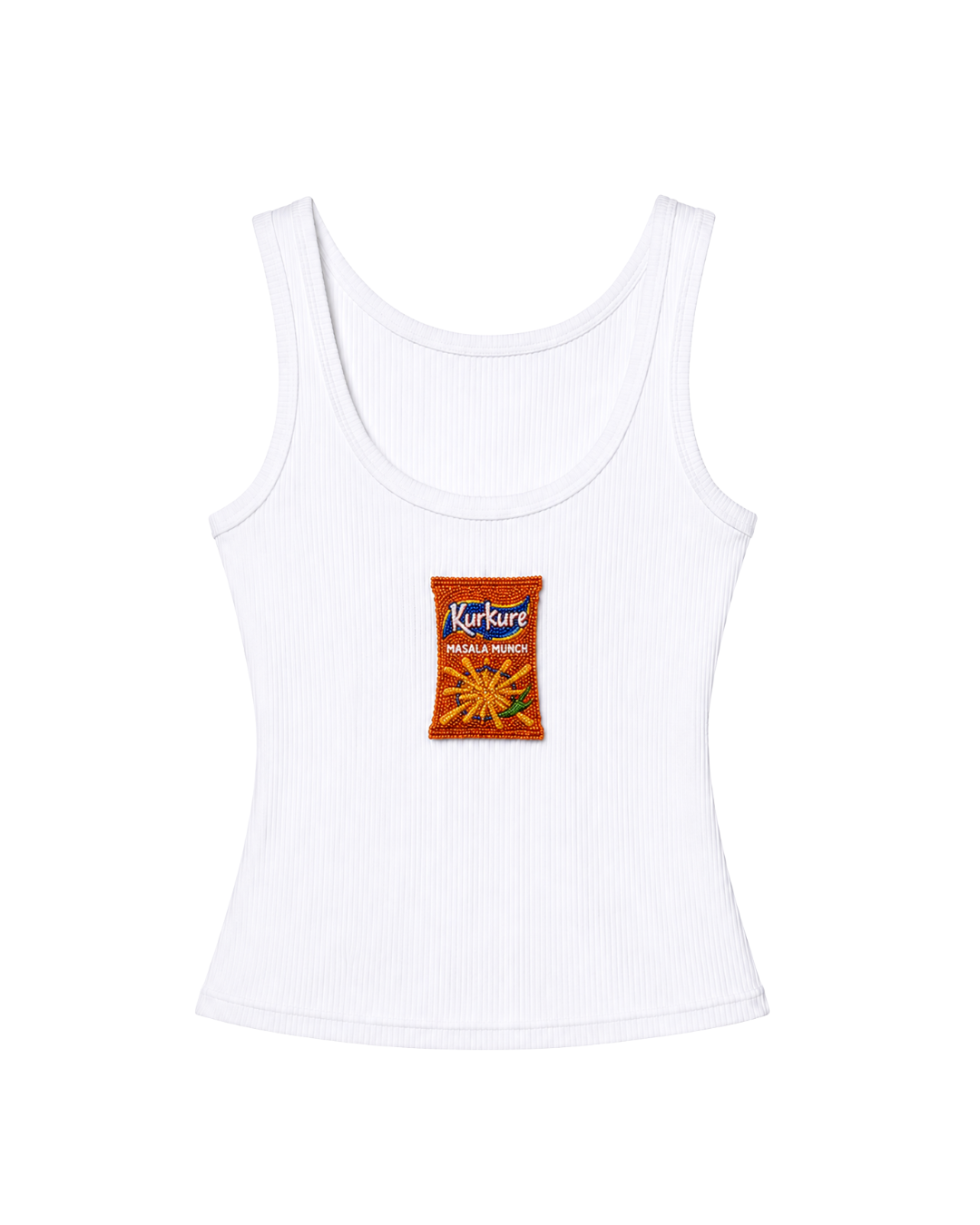Kurkure Beaded Tank Top